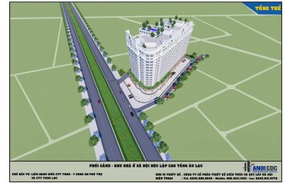 THIẾT KẾ KHU NHÀ Ở XÃ HỘI ĐỘC LẬP CAO TẦNG ÂU LẠC